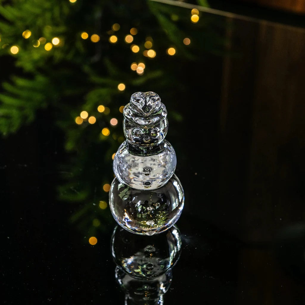 Medium Glass Snowman