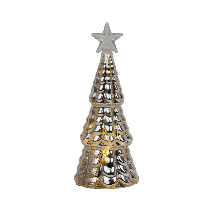 Mercury Glass LED Tree