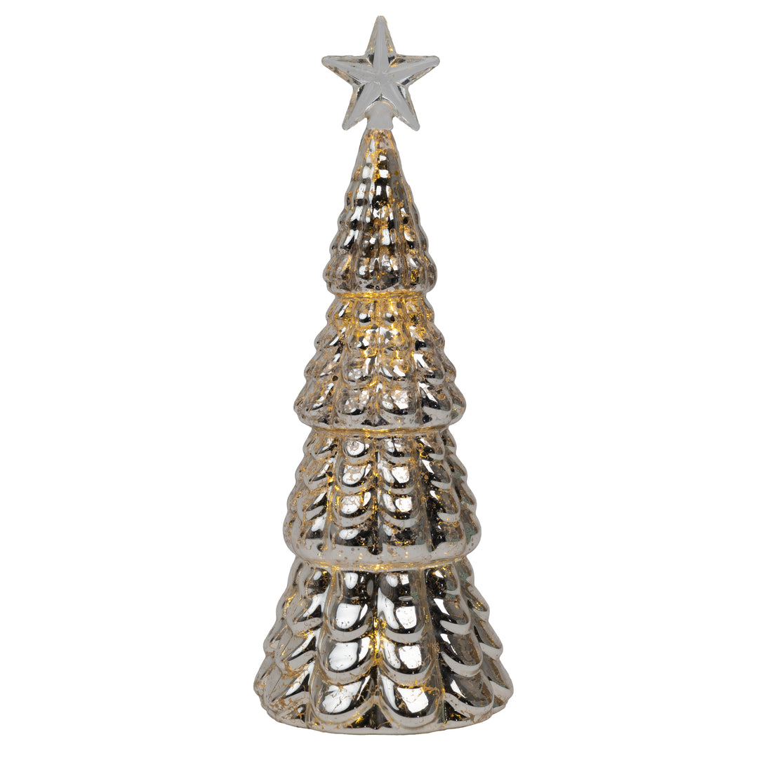 Mercury Glass LED Tree