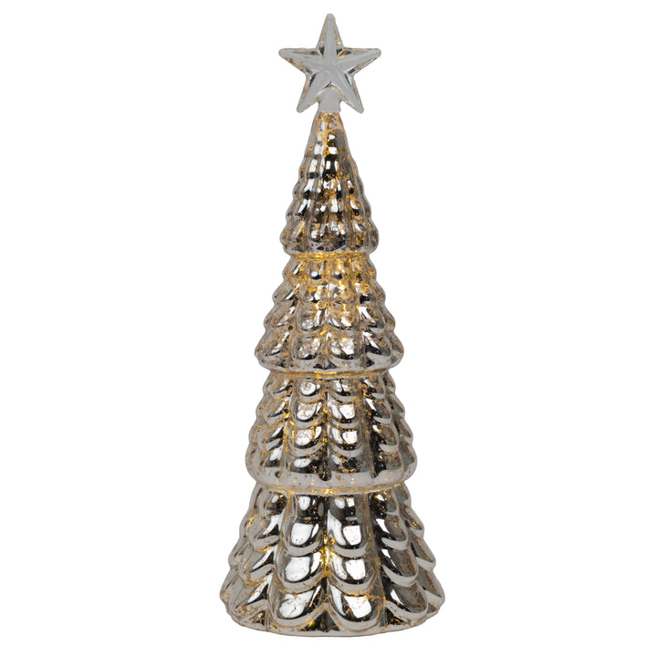 Mercury Glass LED Tree