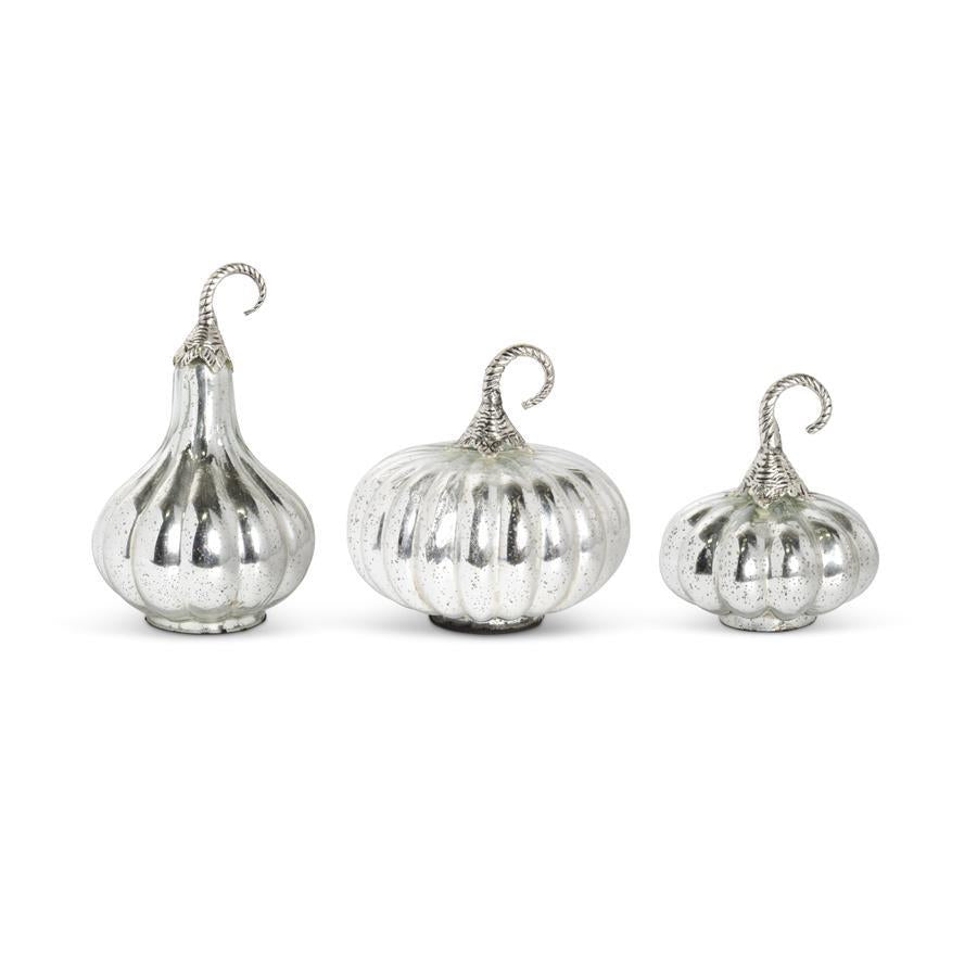 Mercury Glass Pumpkin