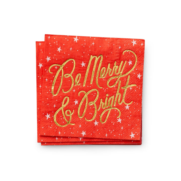 Merry & Bright Cocktail Napkins