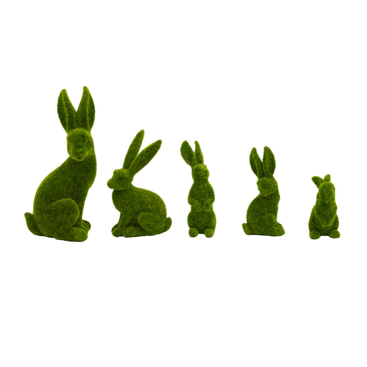 Moss Flocked Bunny