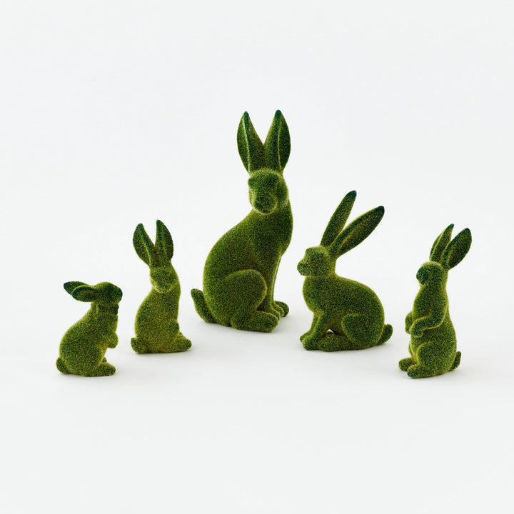 Moss Flocked Bunny