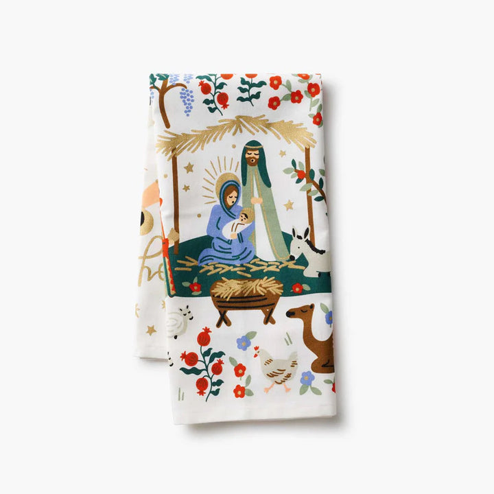 Nativity Tea Towel