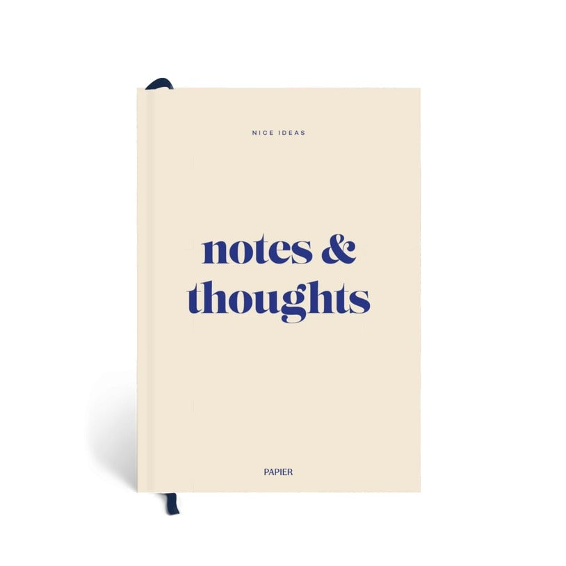 Notes & Thoughts Lined Notebook