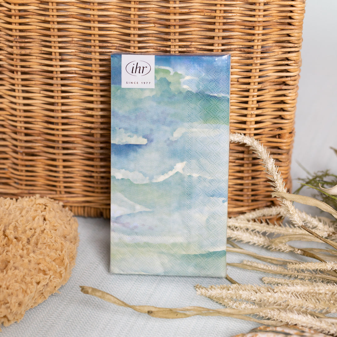 Ocean Watercolor Guest Towel