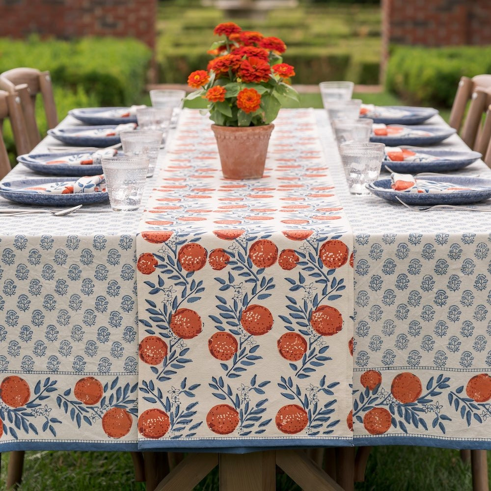 Orange Grove Table Runner