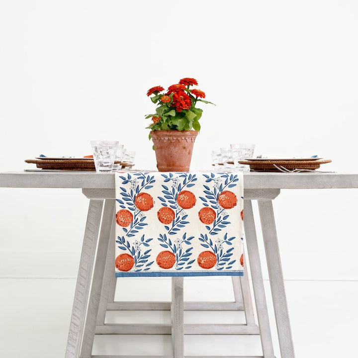Orange Grove Table Runner