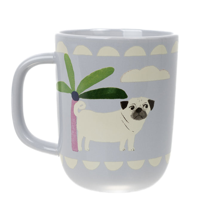 Painted Dog Mug