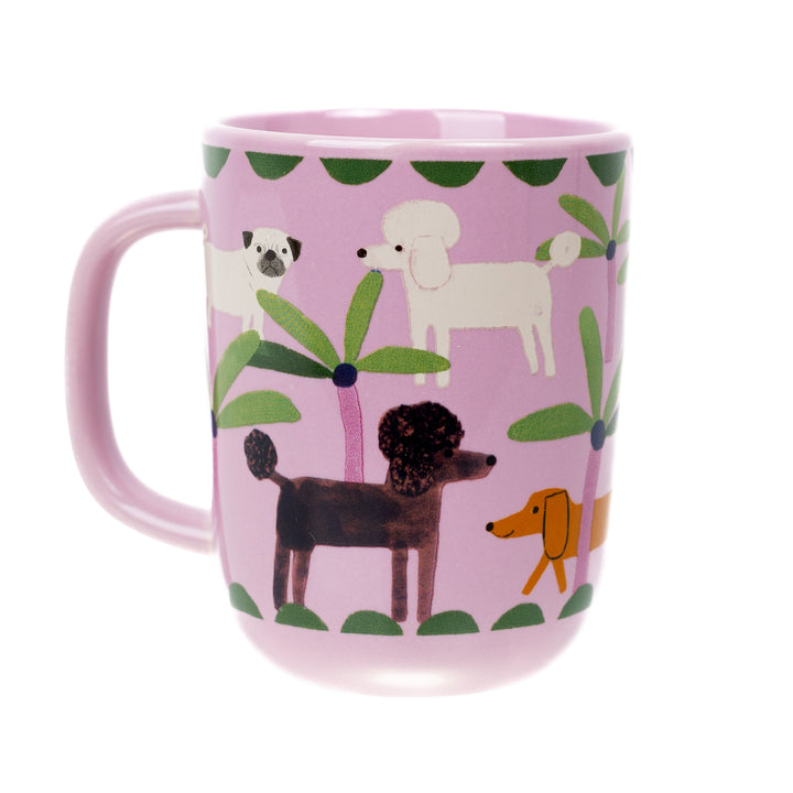 Painted Dog Mug