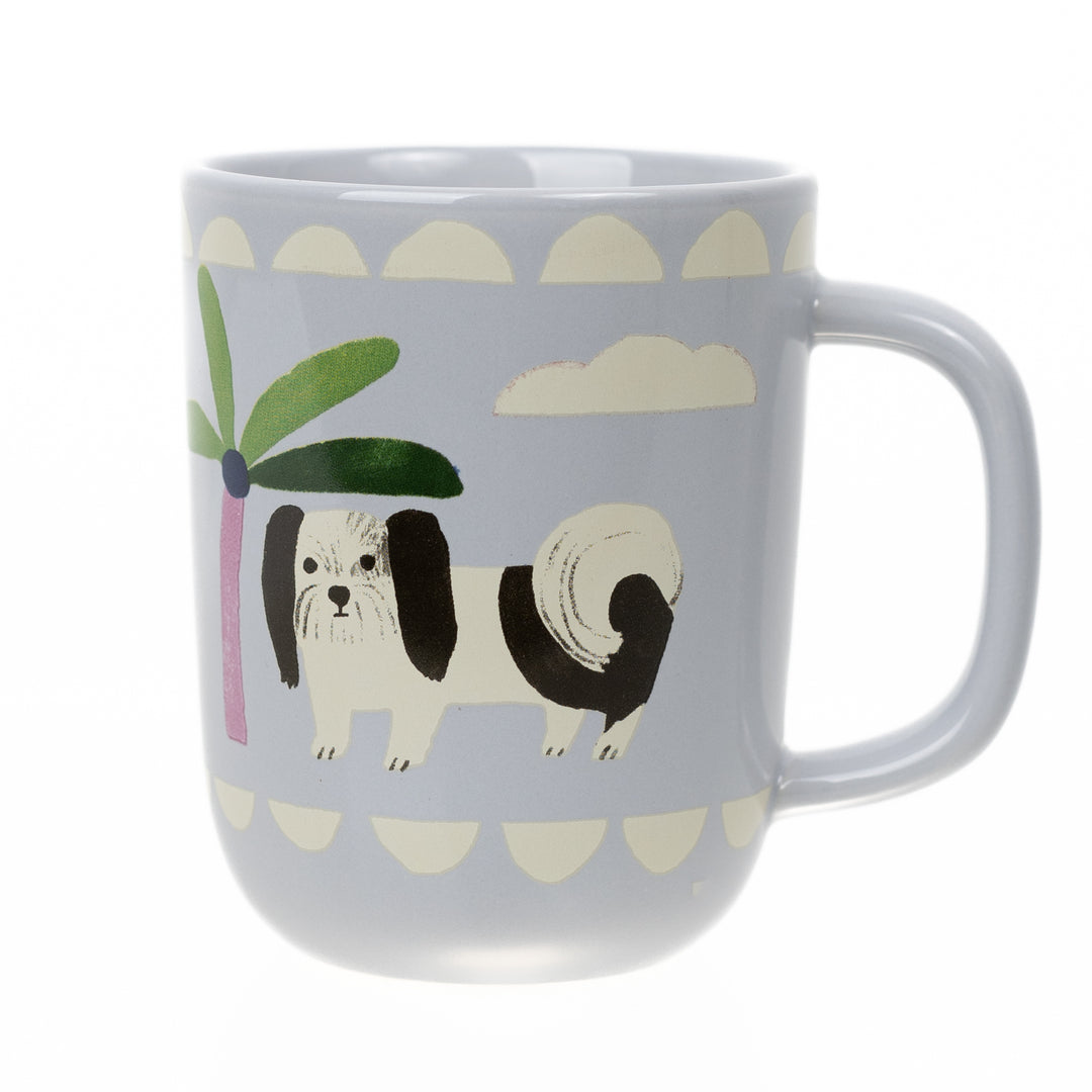 Painted Dog Mug