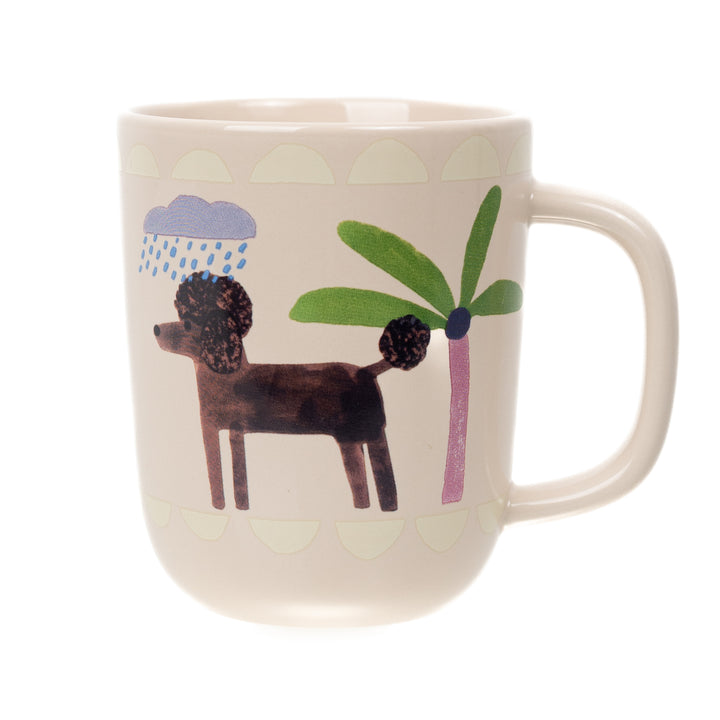 Painted Dog Mug