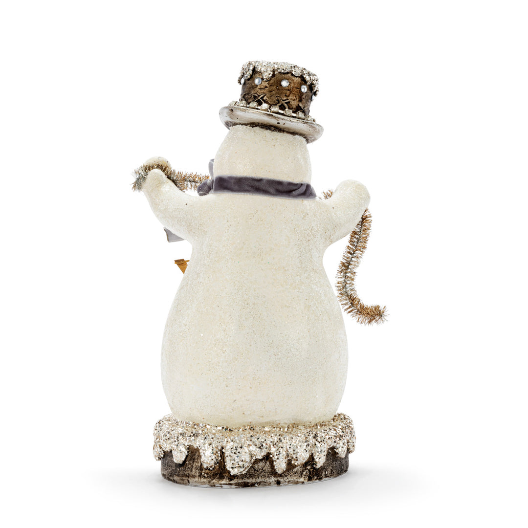 Paper Pulp Sparkle Snowman