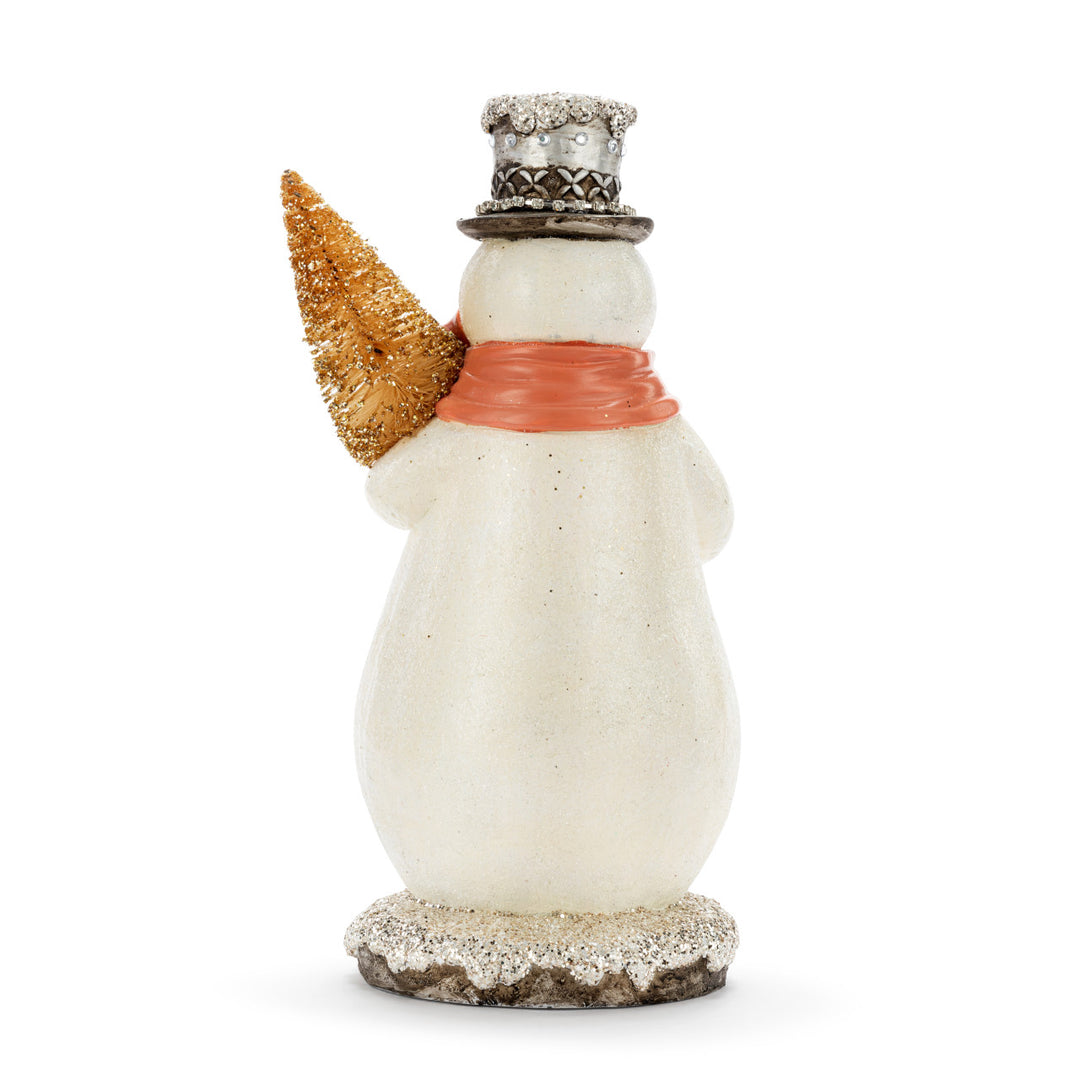 Paper Pulp Tree Snowman