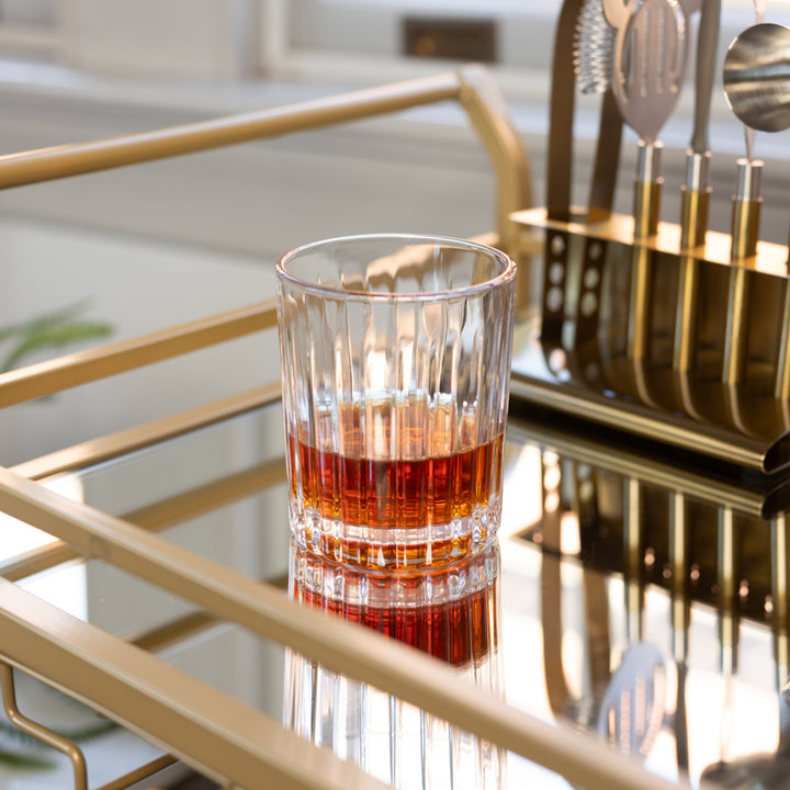 Parallels Double Old Fashion Glass