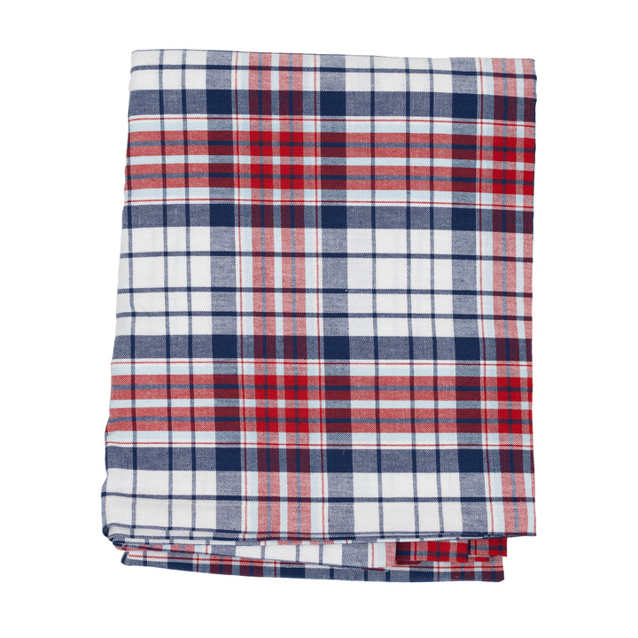 Patriotic Plaid Tablecloth