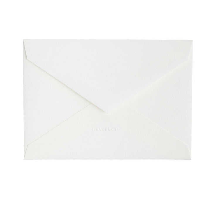 Pearl White 3x5 Envelope, Set of 25