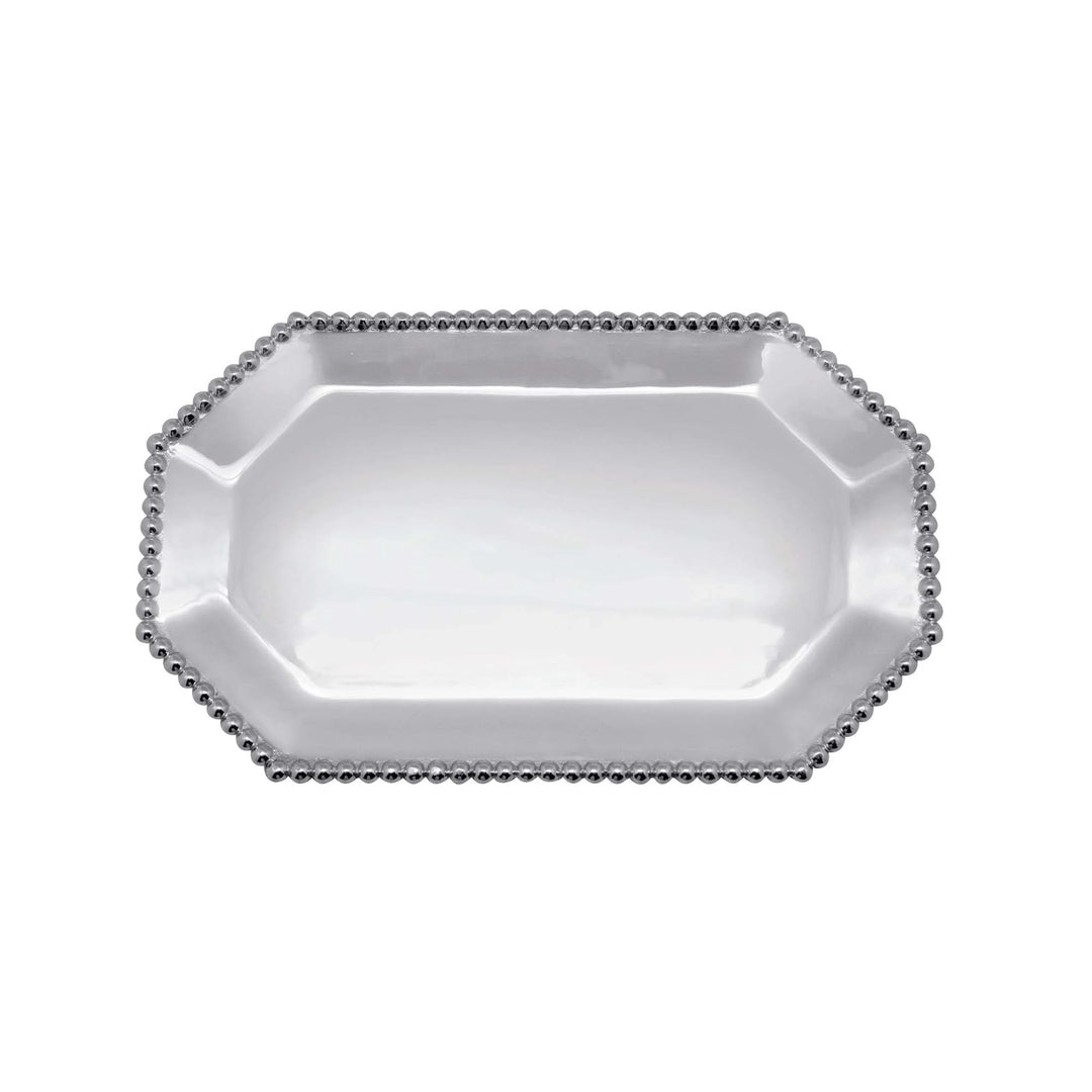 Pearled Small Octagonal Tray