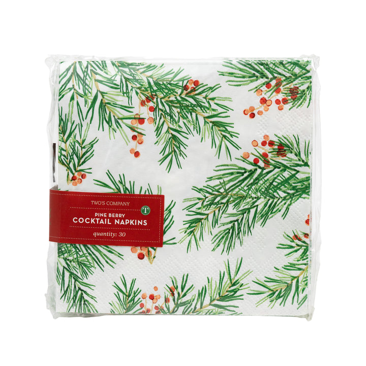 Pine Berry Cocktail Napkin
