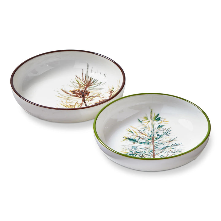 Pine Forest Shallow Bowl