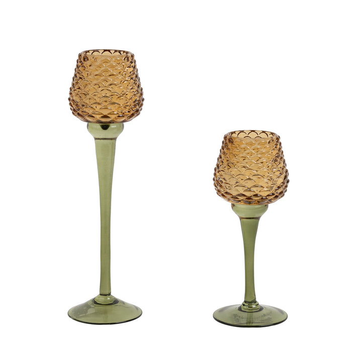 Pinecone Pedestal Votive