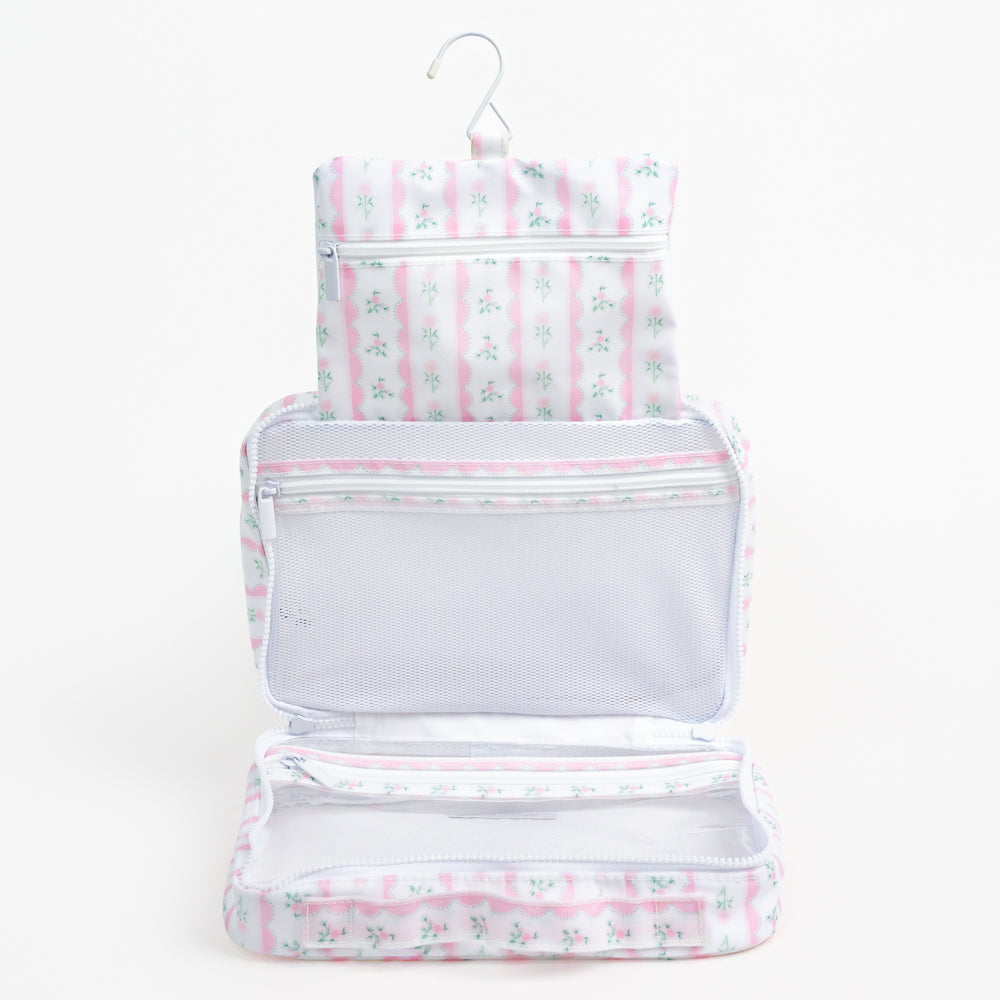 Pink Floral Toiletry Bag