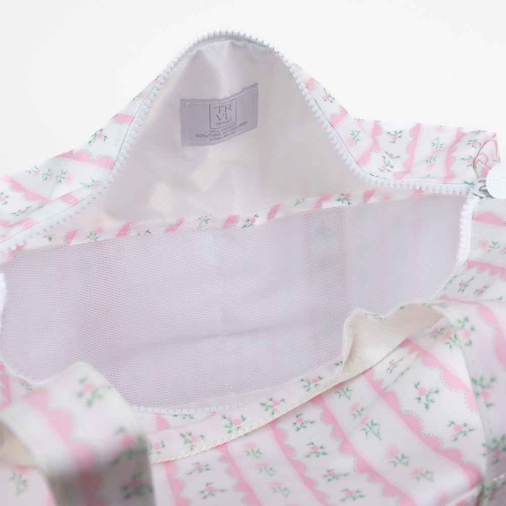 Pink Floral Weekender