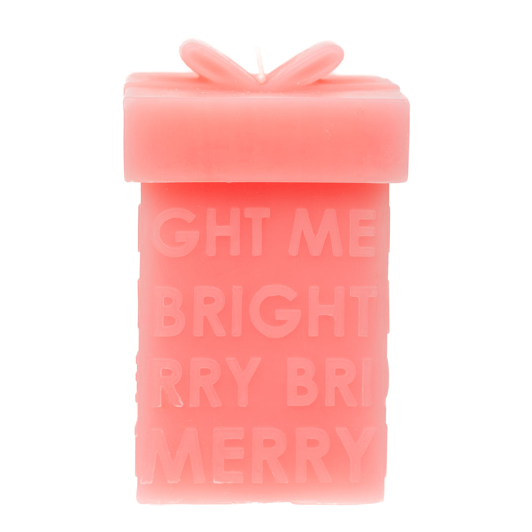 Pink Gift Box Candle