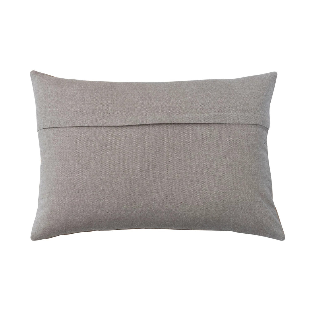 Pomegranate Embroidered Lumbar Pillow