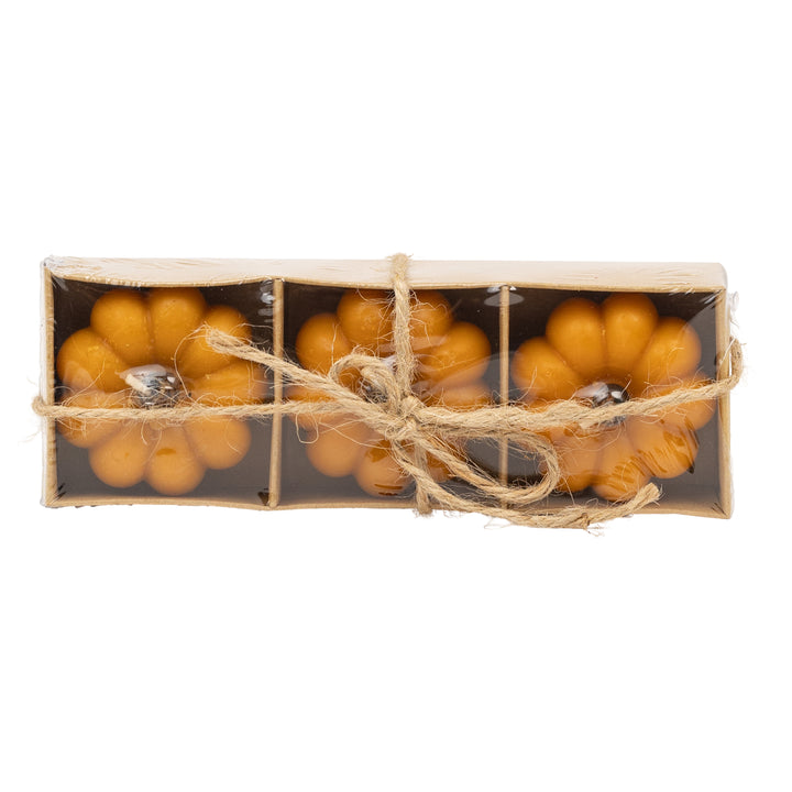 Pumpkin Tealight, Set of 3
