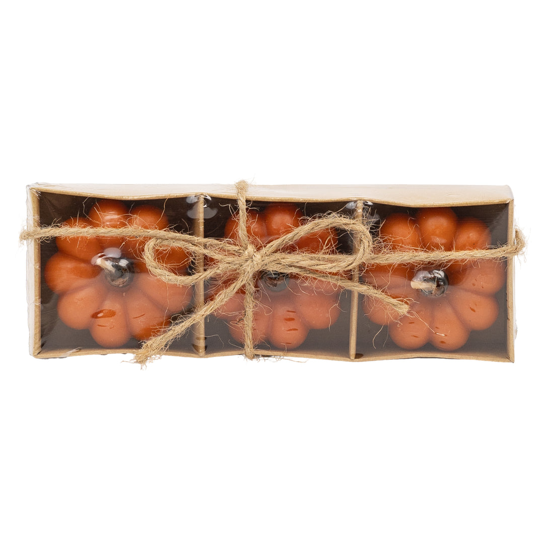 Pumpkin Tealight, Set of 3