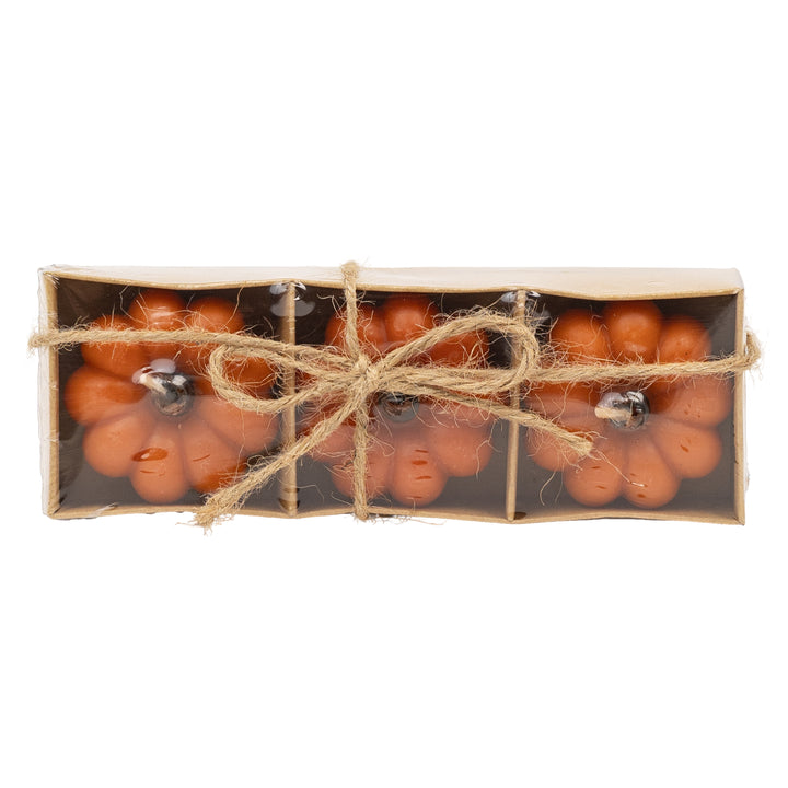 Pumpkin Tealight, Set of 3