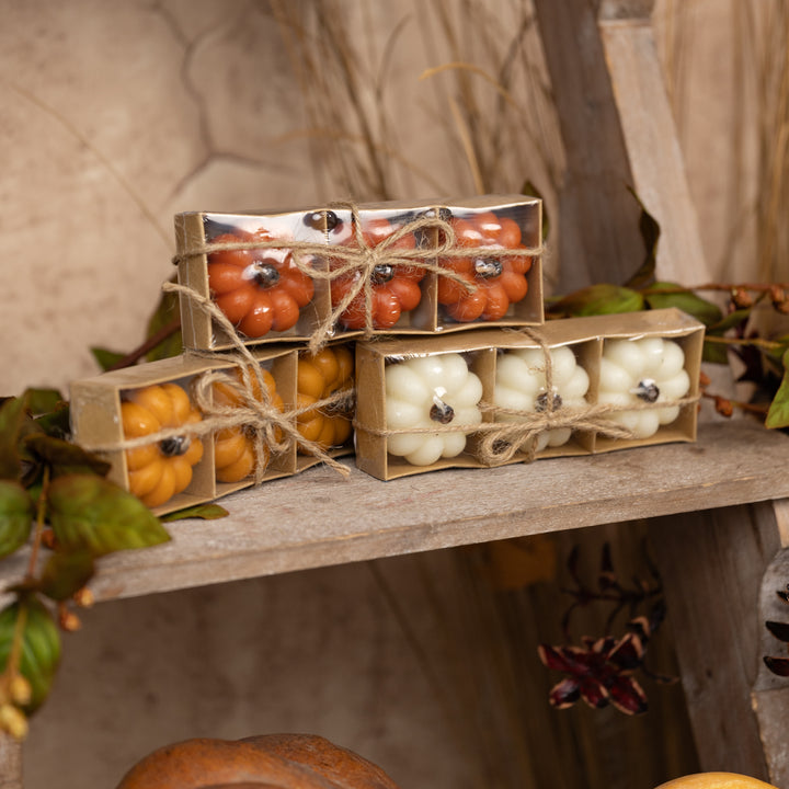 Pumpkin Tealight, Set of 3