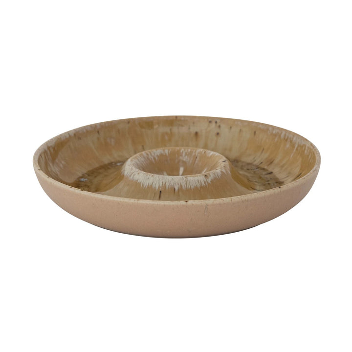 Reactive Glaze Stoneware Chip & Dip