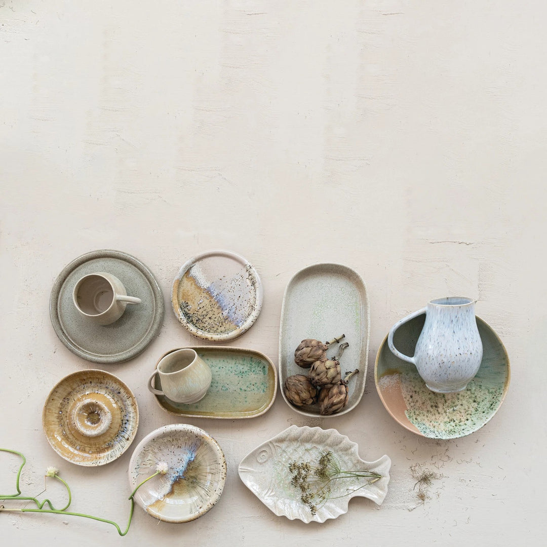 Reactive Glaze Stoneware Chip & Dip