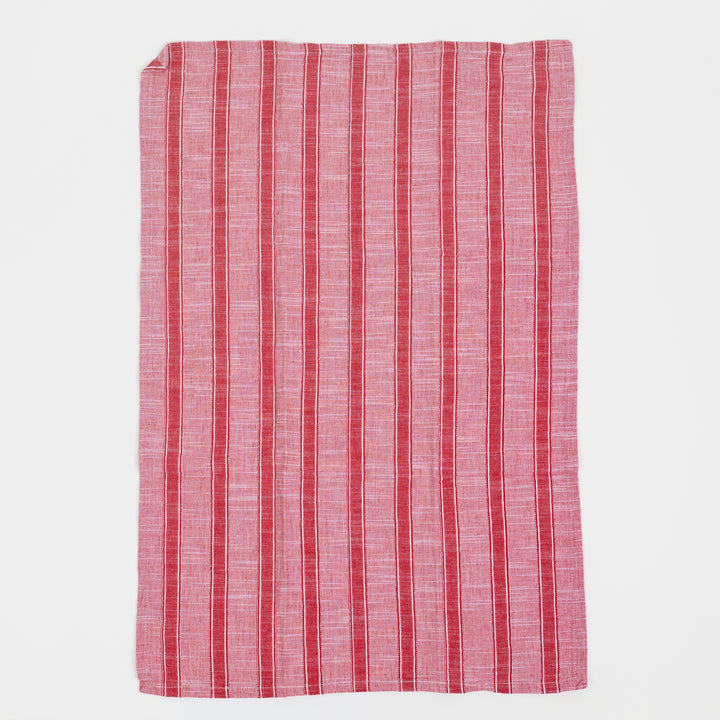 Red &amp; White Stripe Dishtowel