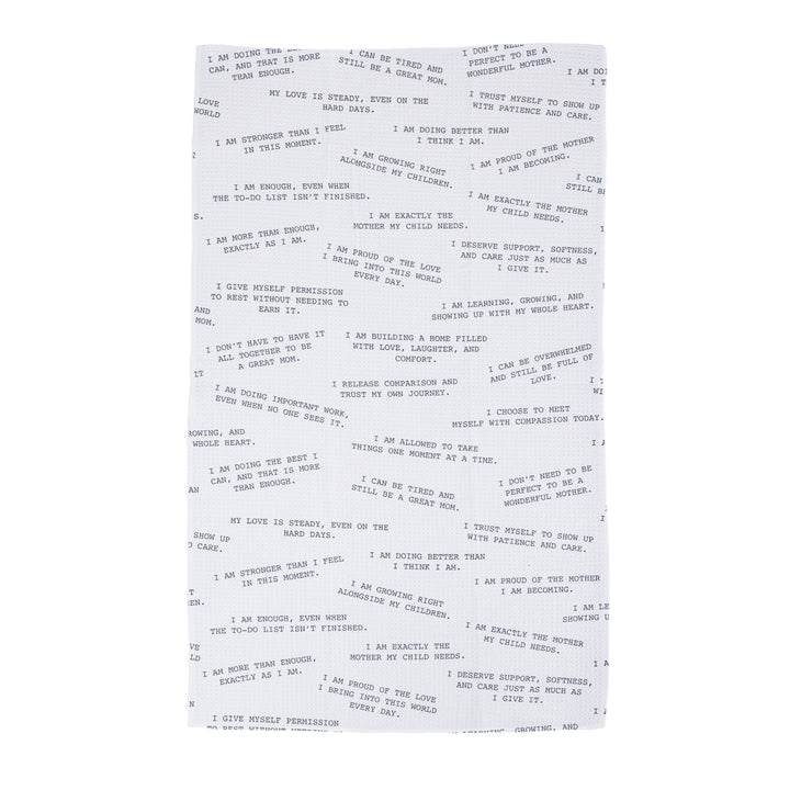 Reminders for Mom Tea Towel