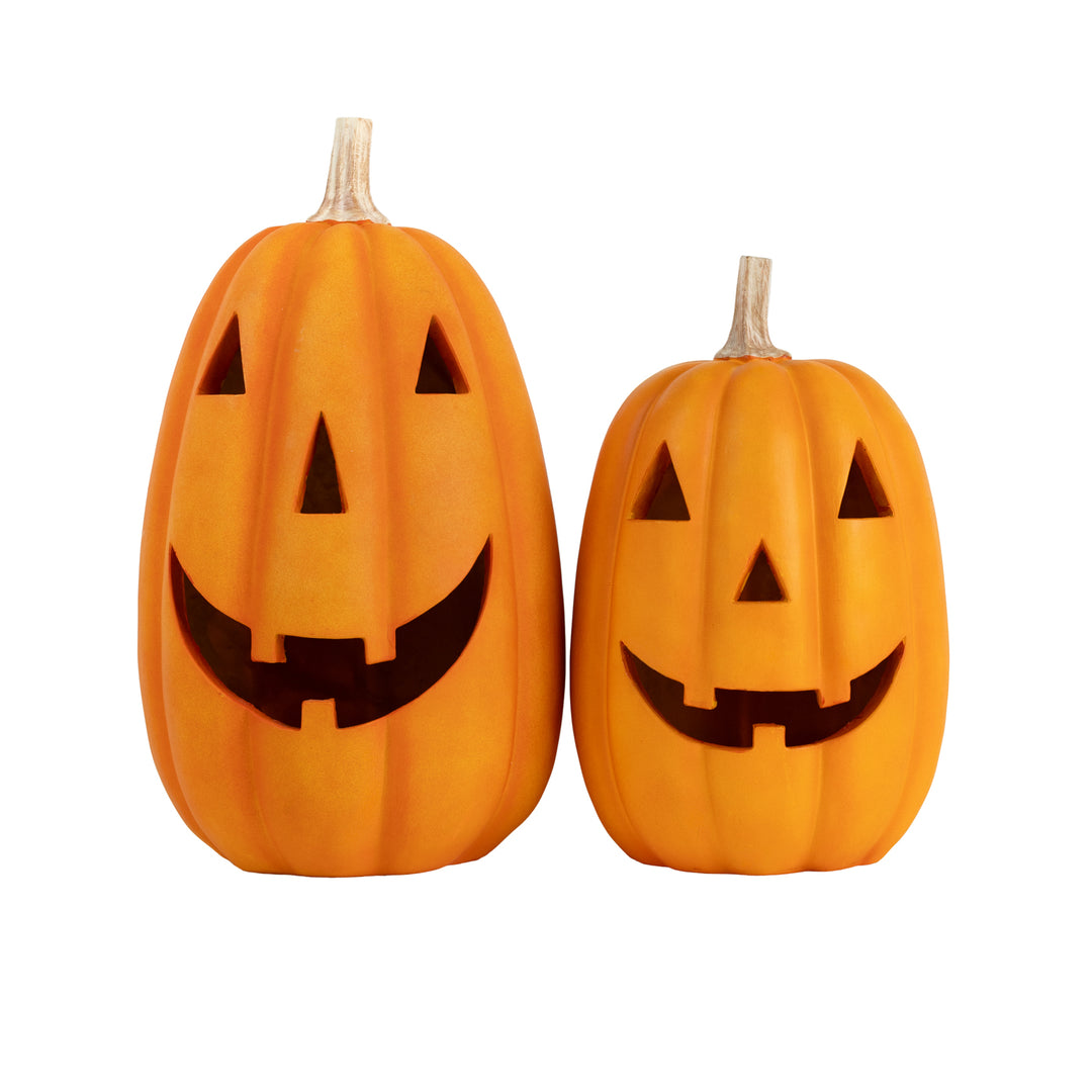 Resin LED Jack-o-Lantern