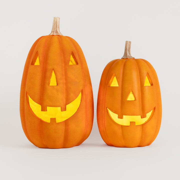 Resin LED Jack-o-Lantern