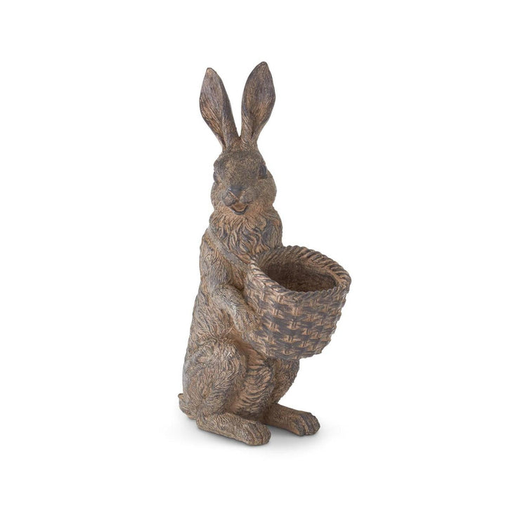 Resin Rabbit with Basket