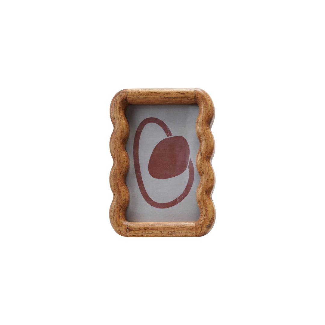 Rubberwood Scalloped Frame