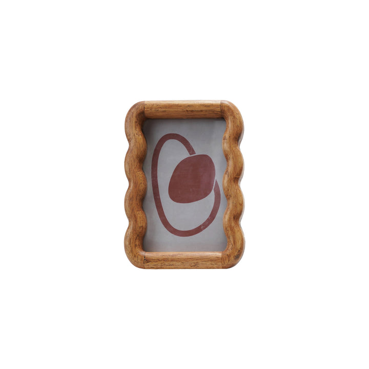 Rubberwood Scalloped Frame