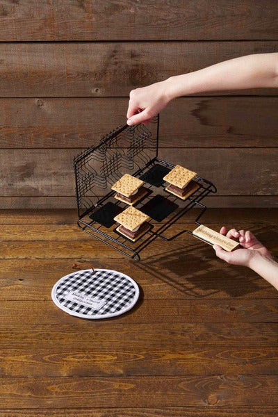 S'mores Basket & Pot Holder Set