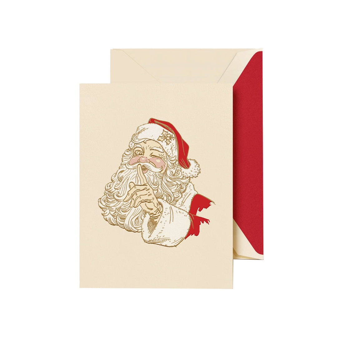 Santa Claus Wink Boxed Card Set