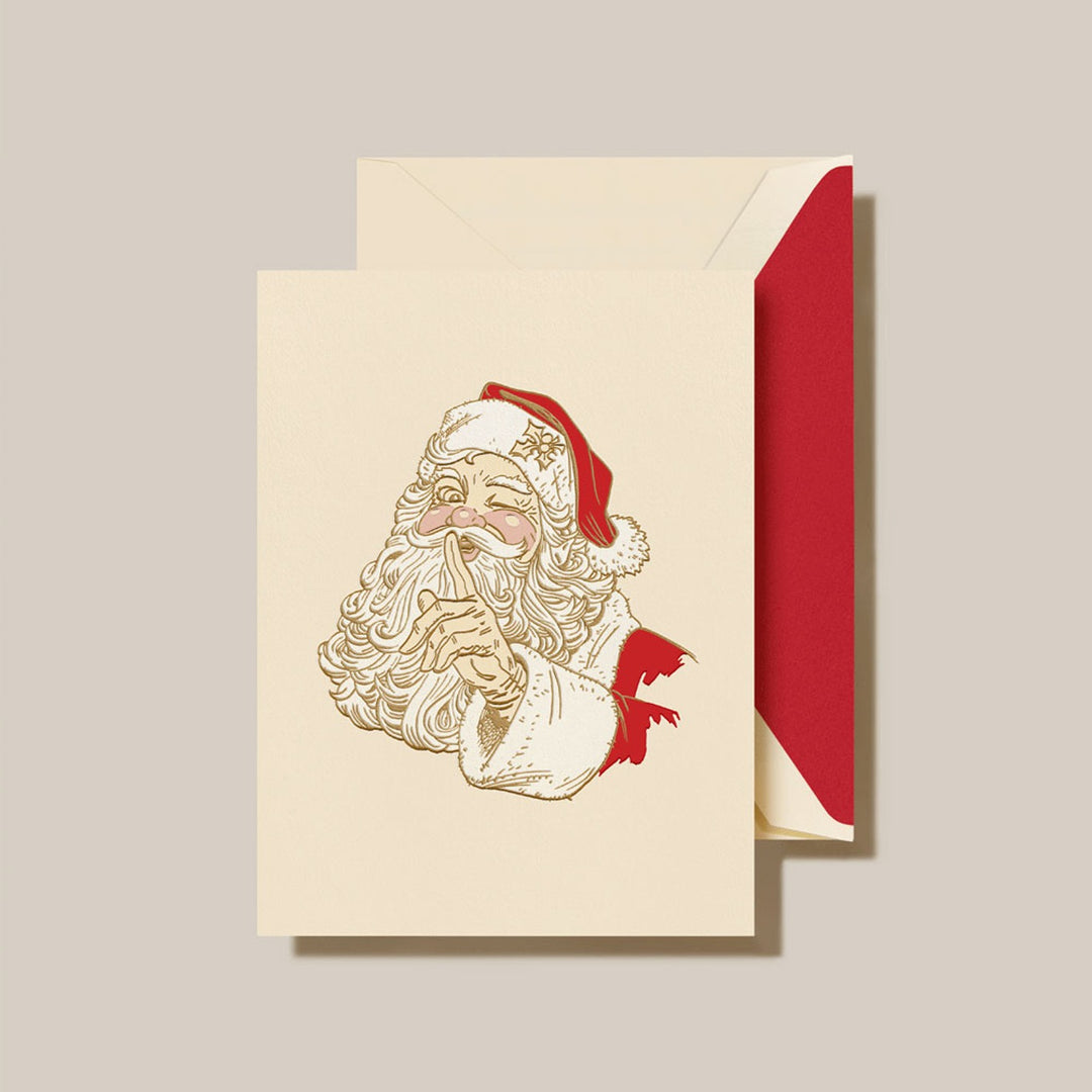 Santa Claus Wink Boxed Card Set