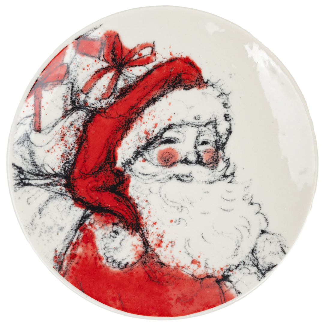 Santa Sketch Plate