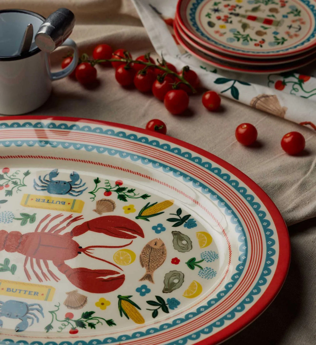 Seaside Melamine Serving Platter
