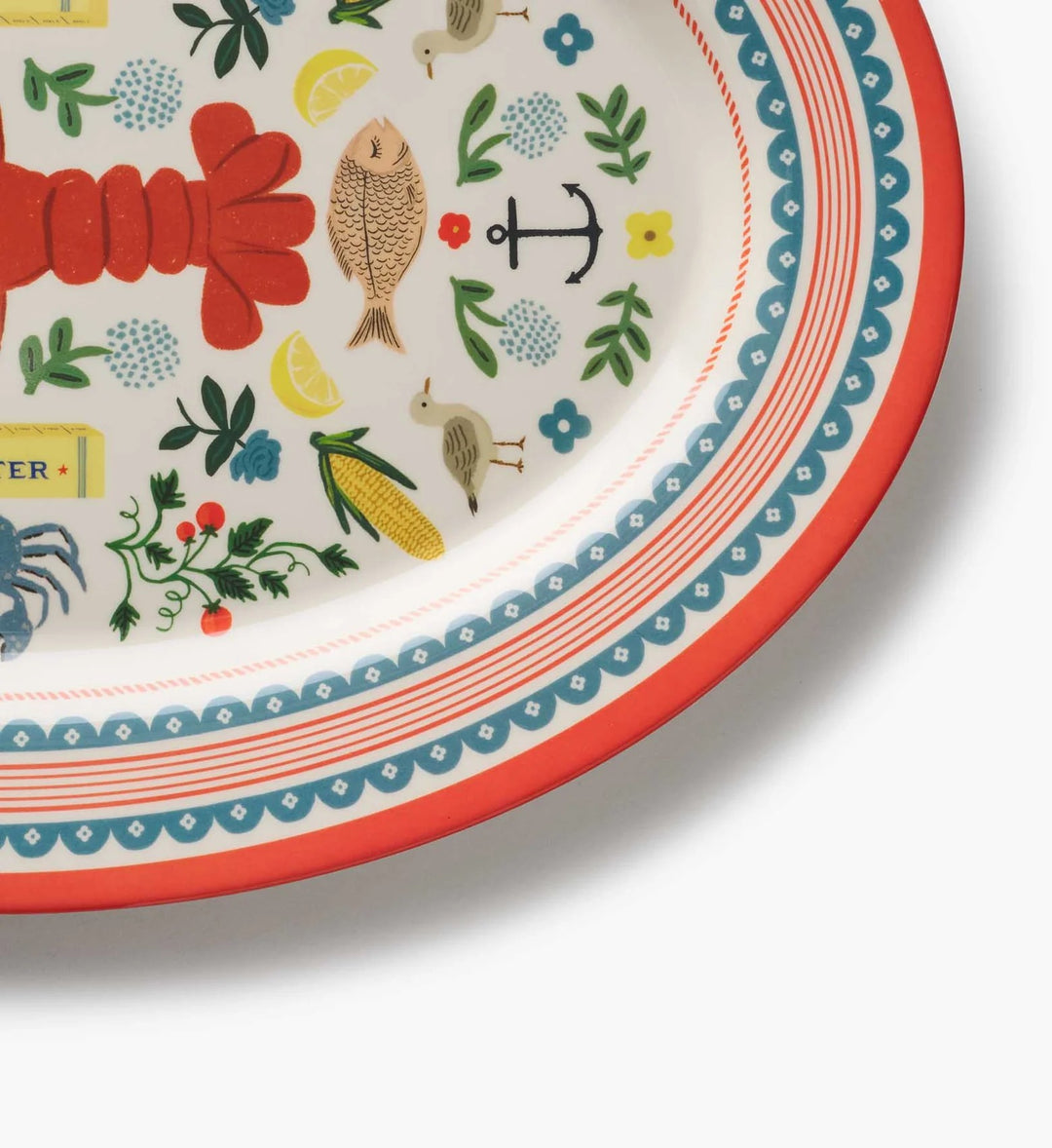 Seaside Melamine Serving Platter