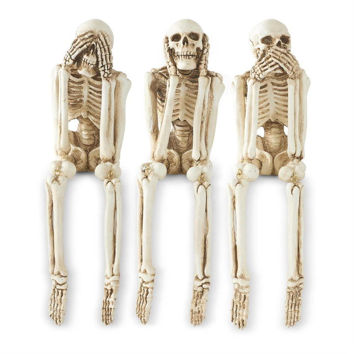 See-Hear-Speak No Evil Skeletons, Set of 3